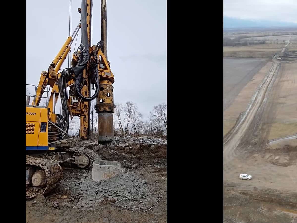 Au început lucrările la primul pod de pe autostrada Sibiu - Făgăraș (video)