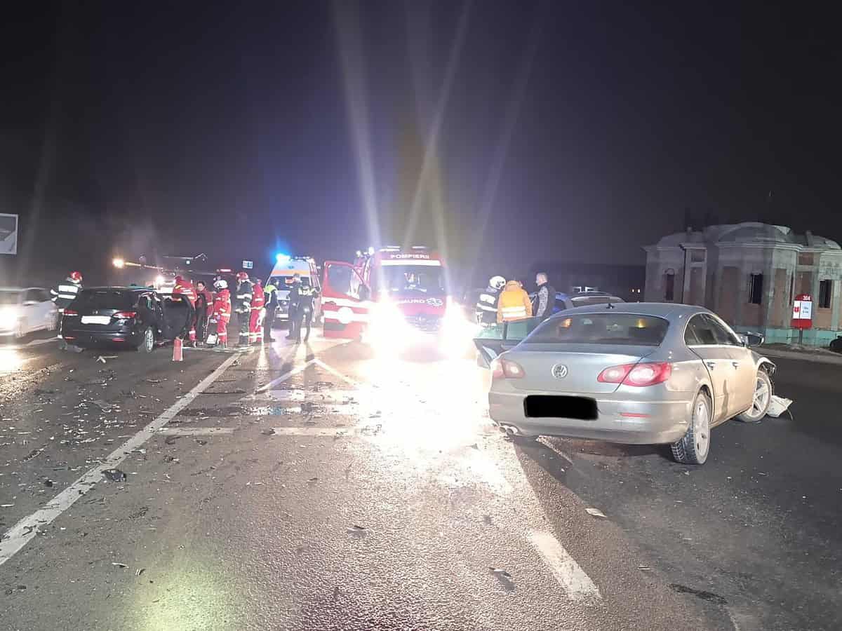 Starea victimelor accidentului de duminică de pe DN1 din Șelimbăr. Șapte persoane au avut nevoie de îngrijiri medicale