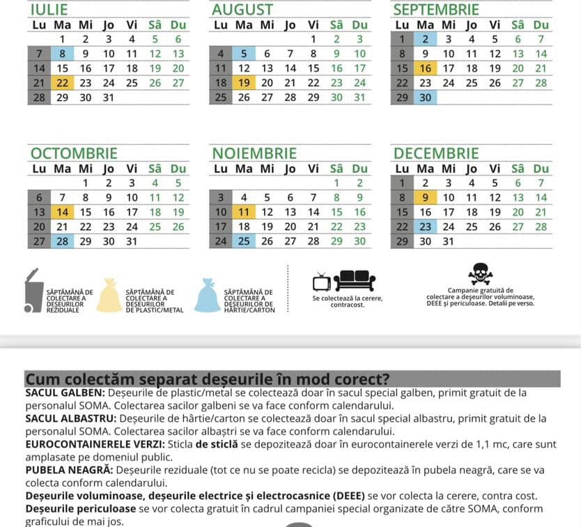 S-au distribuit calendarele SOMA 2025. Ce să faci dacă nu ai primit