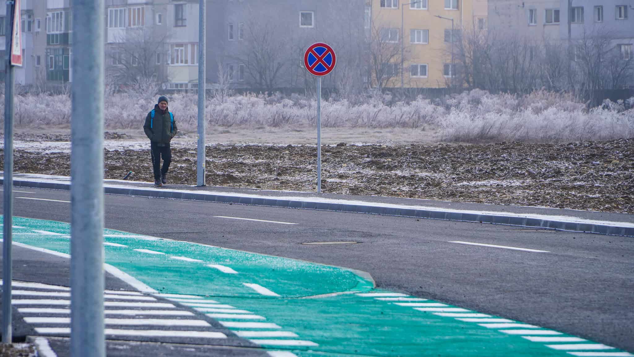 Cea mai nouă stradă din Sibiu e gata. Artera care leagă Calea Cisnădiei de Calea Dumbrăvii, încă neutilizabilă (video foto)