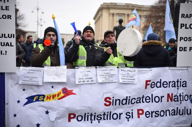 Polițiștii nu protestează la Sibiu din motive ”logistice”