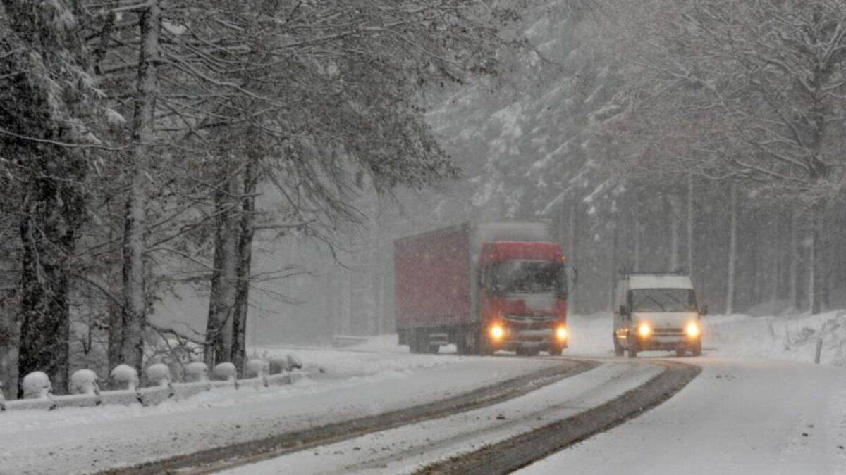 Cod galben de vânt și ninsori în județul Sibiu