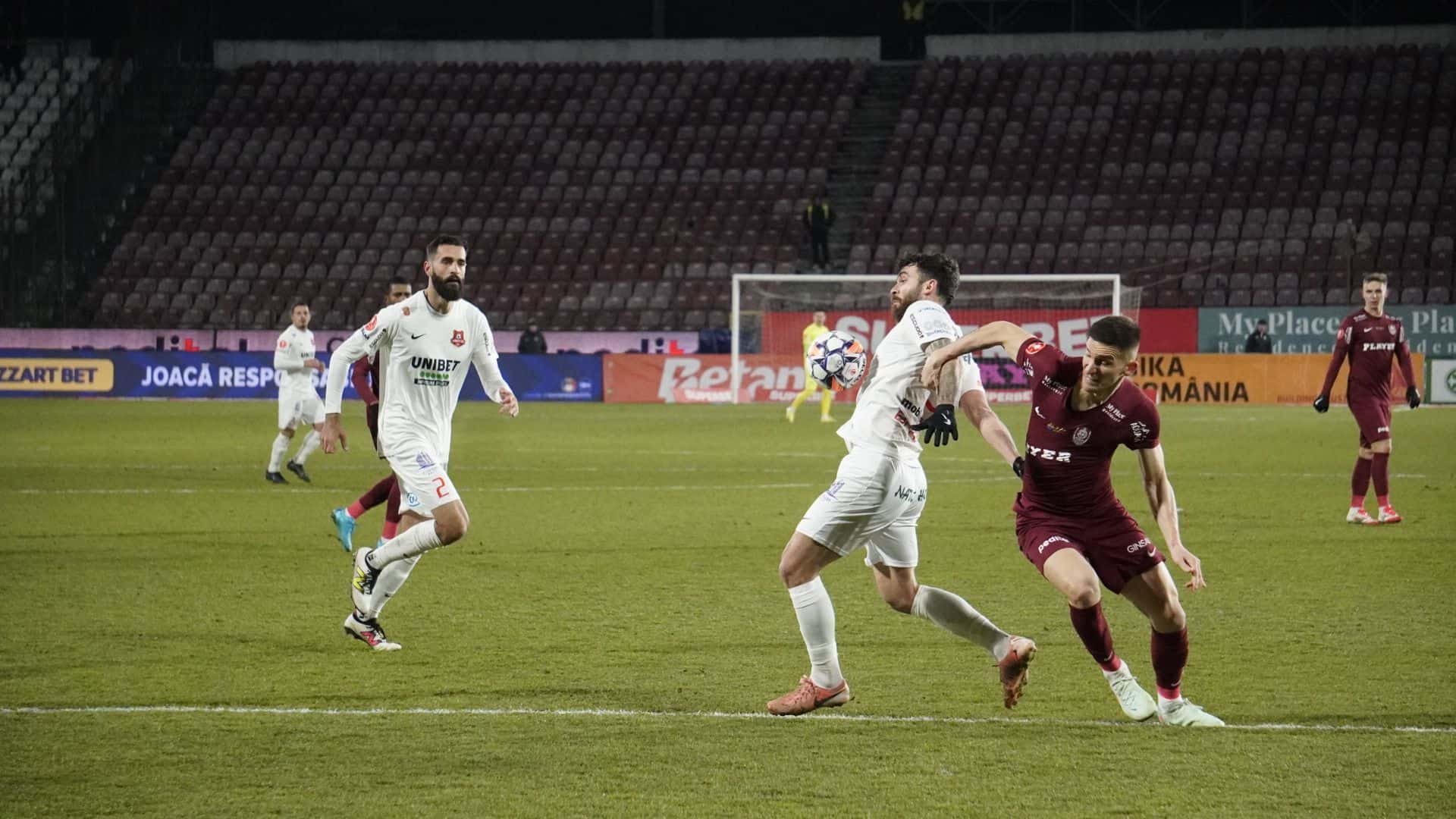 FC Hermannstadt pierde cu CFR după 8 etape fără înfrângere. Sibiul păstrează șanse mici la play-off (video)