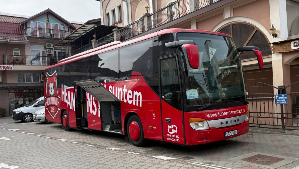 FC Hermannstadt a recuperat autocarul abandonat la Botoșani (foto)