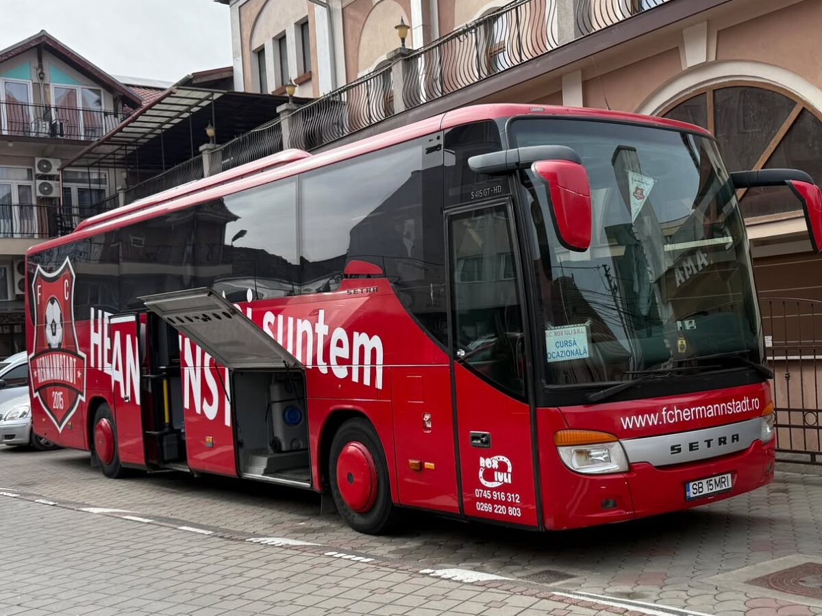 FC Hermannstadt a recuperat autocarul abandonat la Botoșani (foto)