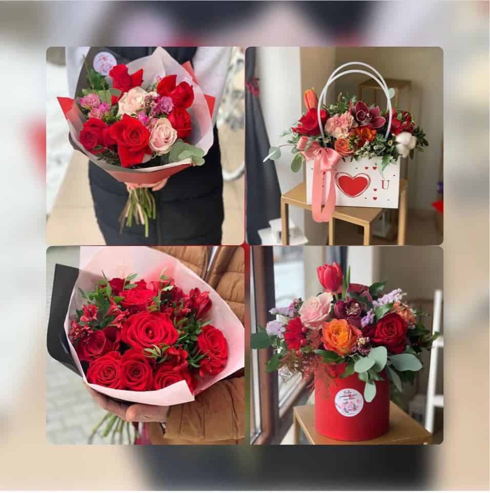 Cât costă iubirea în flori? Buchetul de 1.550 de lei, vedeta ofertelor de Valentine’s Day în Sibiu (foto)