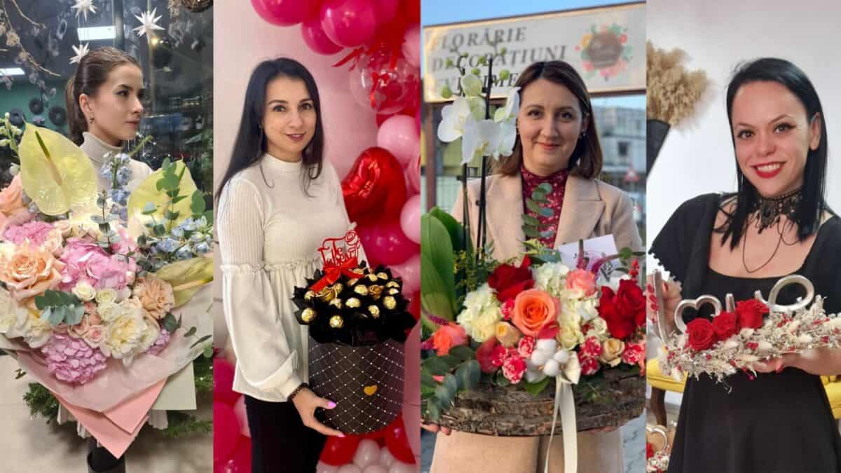 Cât costă iubirea în flori? Buchetul de 1.550 de lei, vedeta ofertelor de Valentine’s Day în Sibiu (foto)