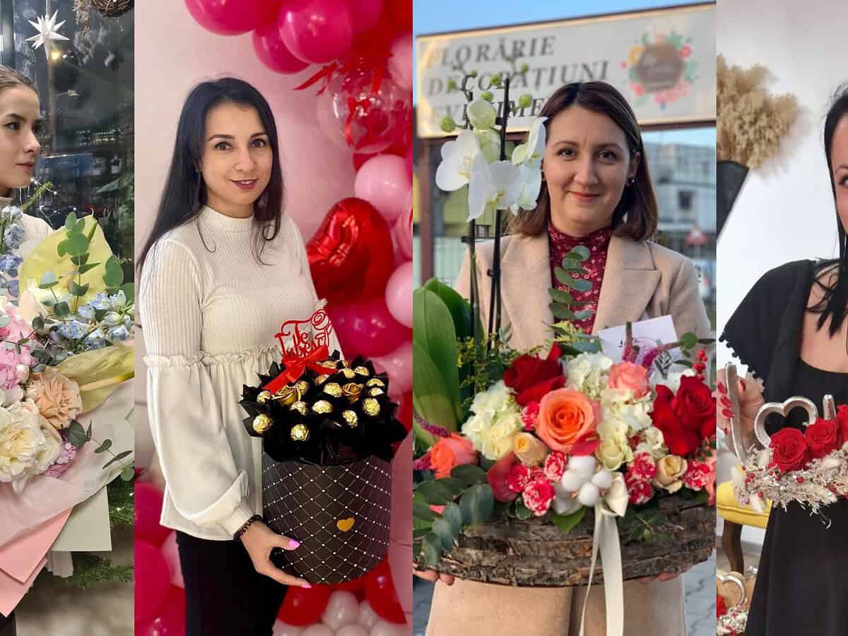 Cât costă iubirea în flori? Buchetul de 1.550 de lei, vedeta ofertelor de Valentine’s Day în Sibiu (foto)