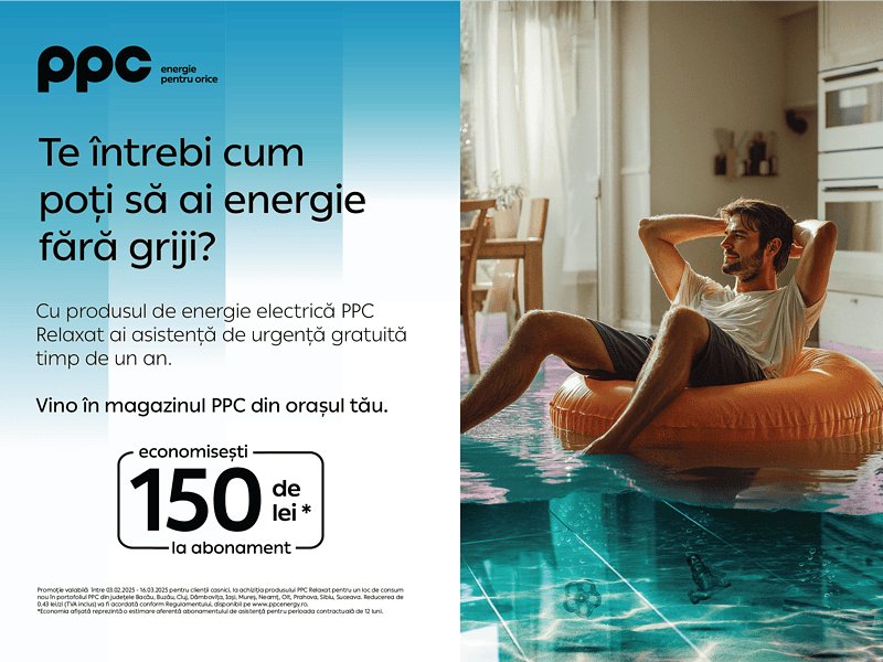 Invitație la relaxare din partea PPC Energie cu o ofertă dedicată clienților noi din județul Sibiu