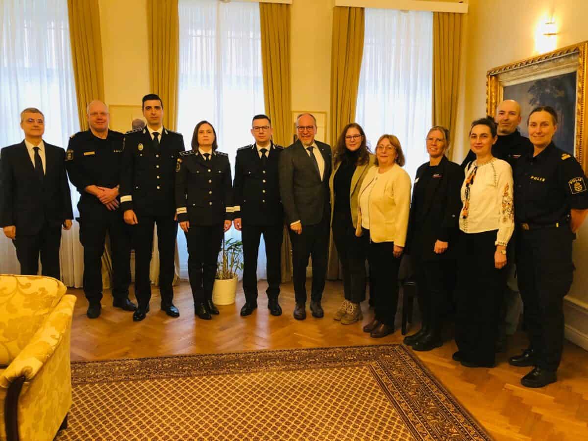 Delegatie din Sibiu în vizită la Ambasada României din Suedia