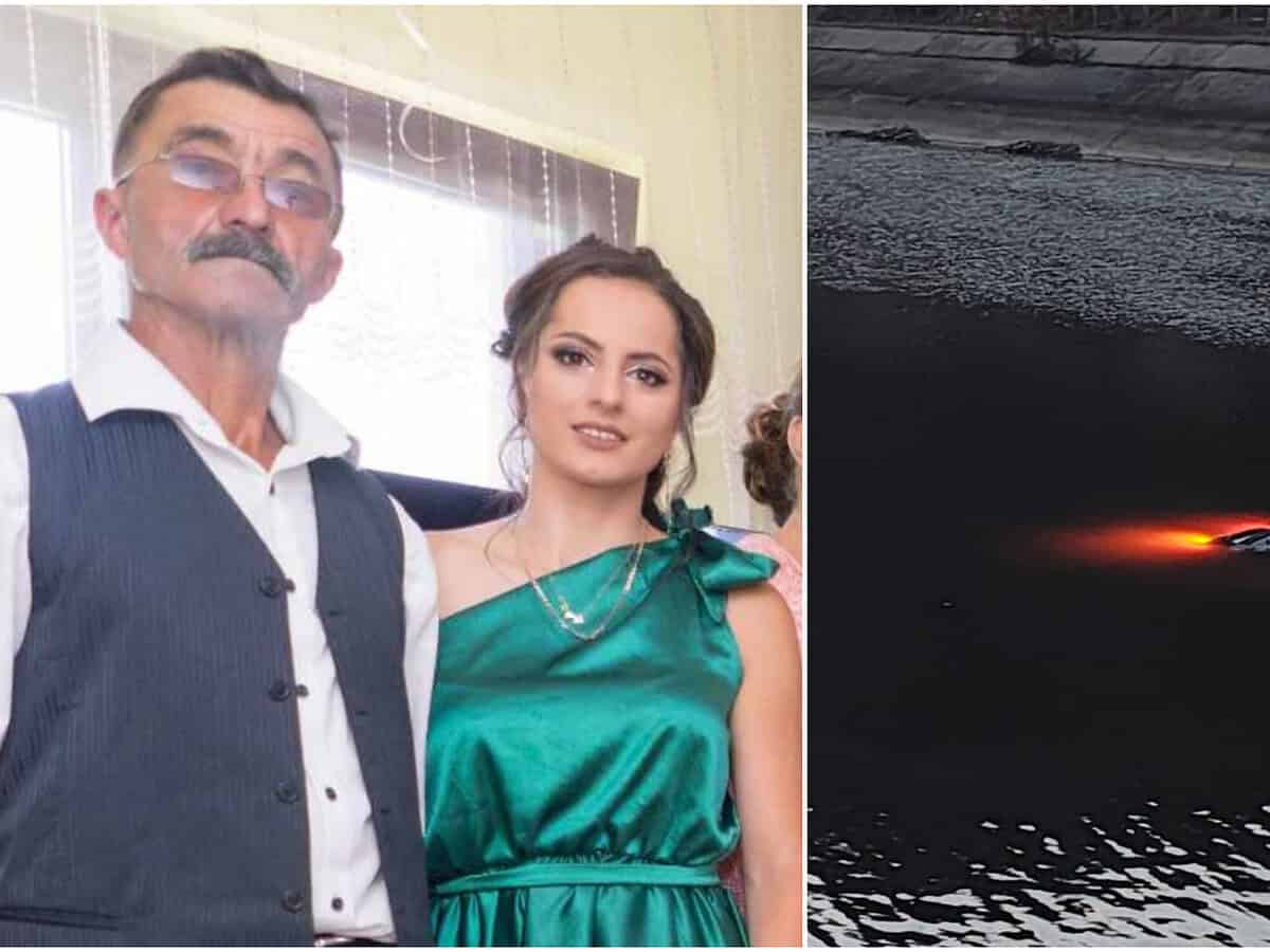 Mihaela și Nicușor au plonjat cu mașina în râu pe Valea Oltului. Tânăra și tatăl ei au murit (foto)