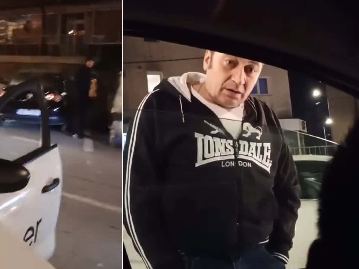 Scandal în trafic la Sibiu. Un șofer Uber blochează o mașină și înjură un alt conducător auto (video)