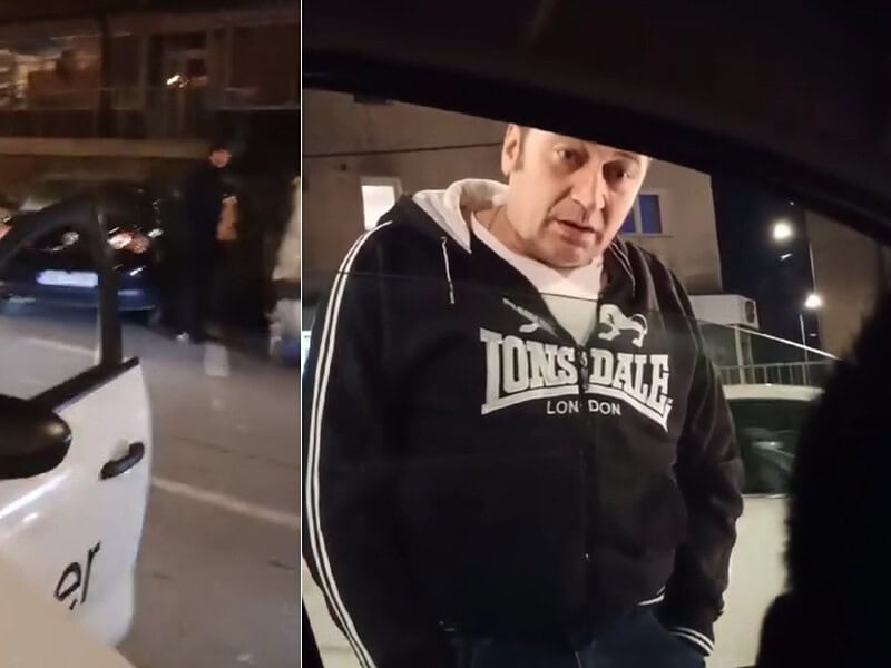 Scandal în trafic la Sibiu. Un șofer Uber blochează o mașină și înjură un alt conducător auto (video)